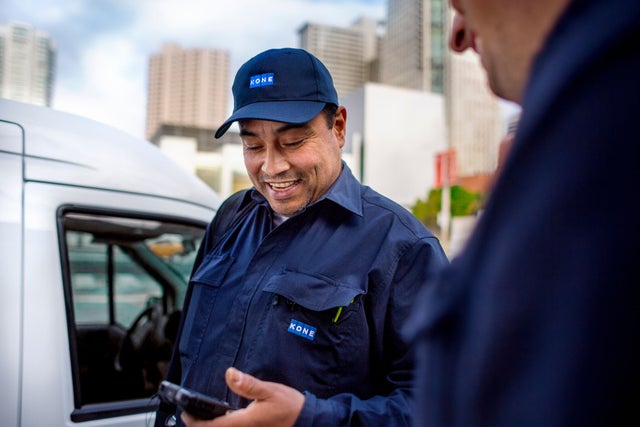 KONE technicians remote monitoring