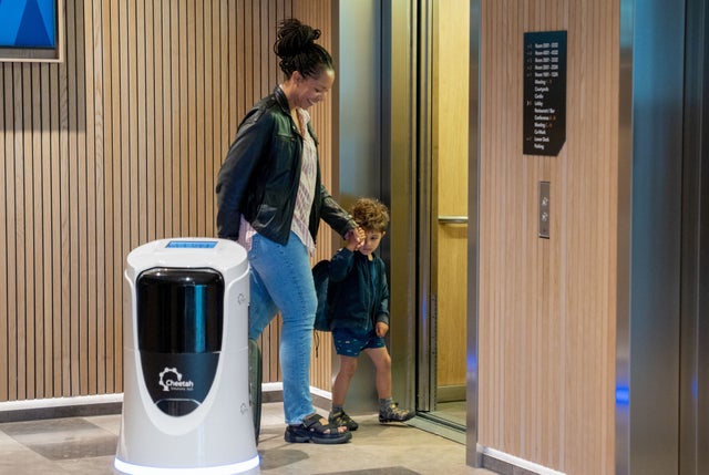 KONE elevator connected service robot