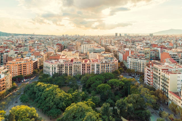 A city view